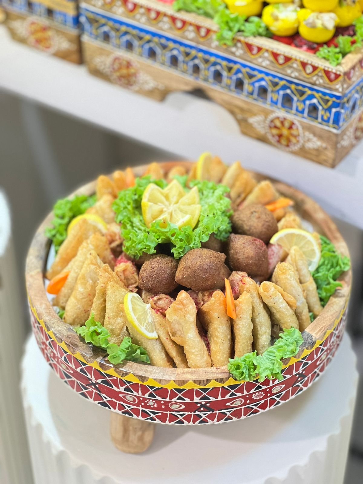 صينية جلوات مقليات مشكلة