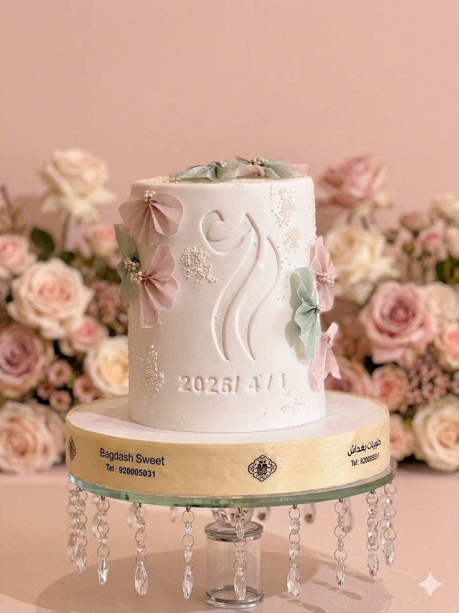 كيكة زفاف حجم 6 انش